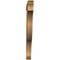 Ekena Millwork Funston Traditional Rough Sawn Bracket, Western Red Cedar, 4"W x 46"D x 46"H BKT04X46X46FST01RWR - alternate 3